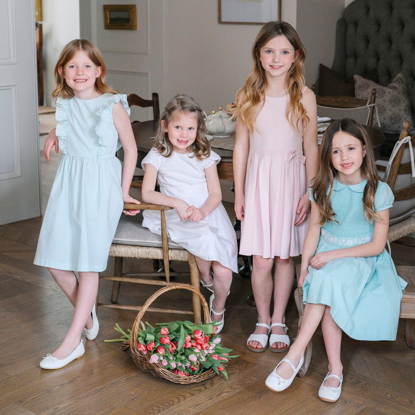 Organic Tulip Sleeve Party Dress