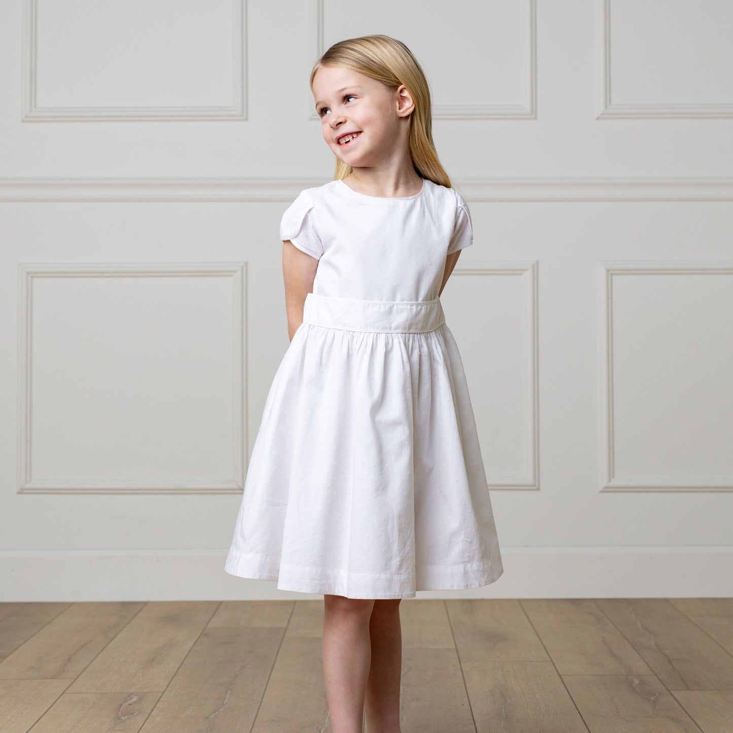 Organic Tulip Sleeve Party Dress