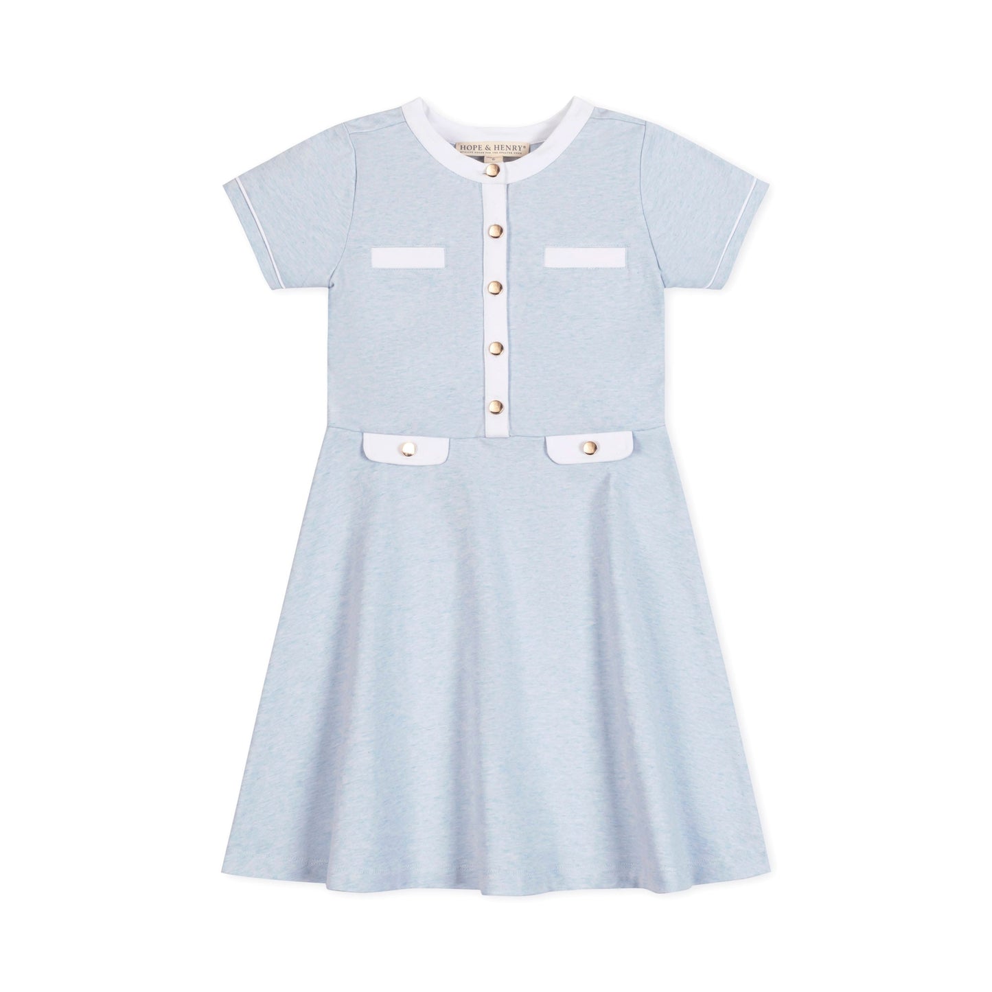 Organic French Terry Contrast Dress