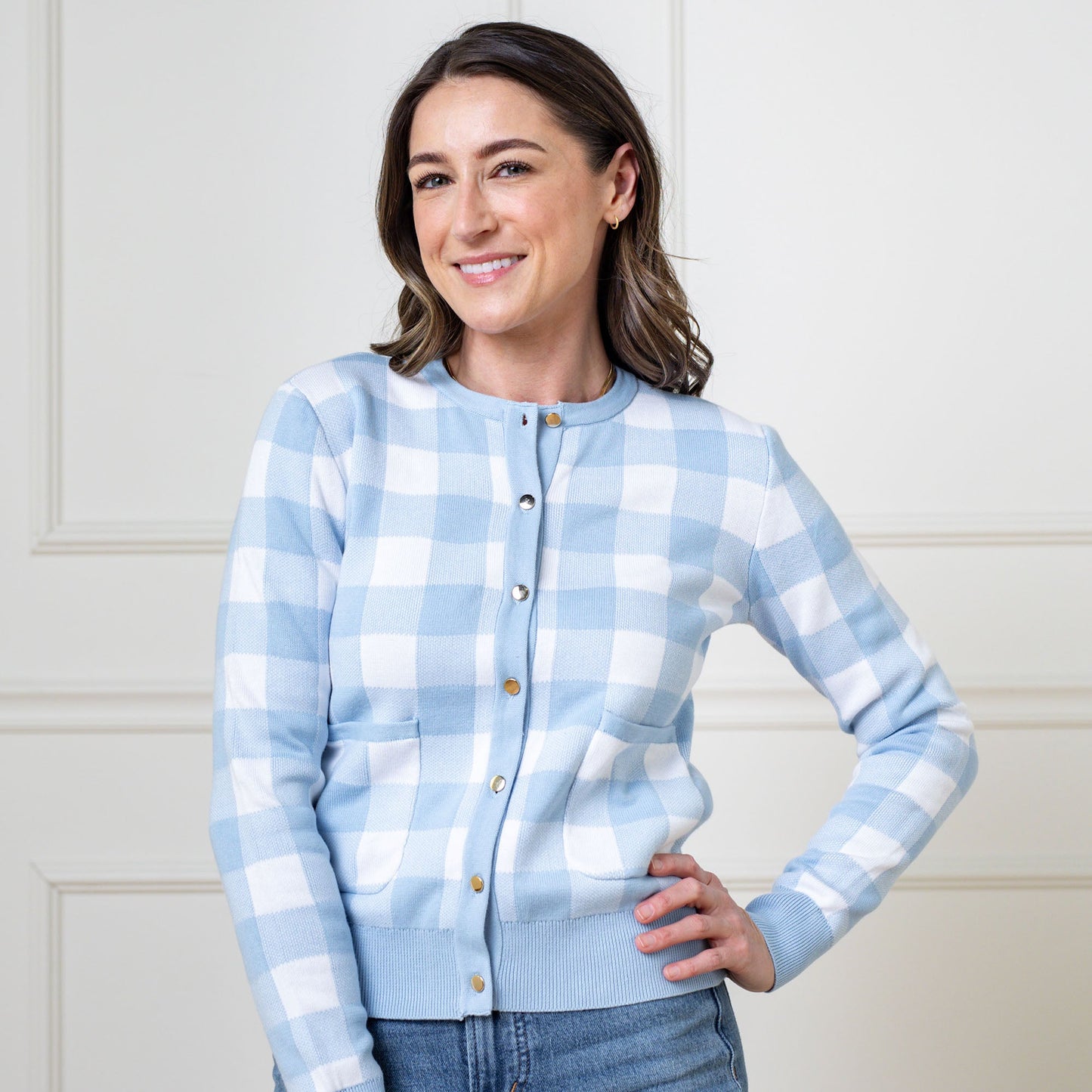 Organic Tweed Sweater Cardigan