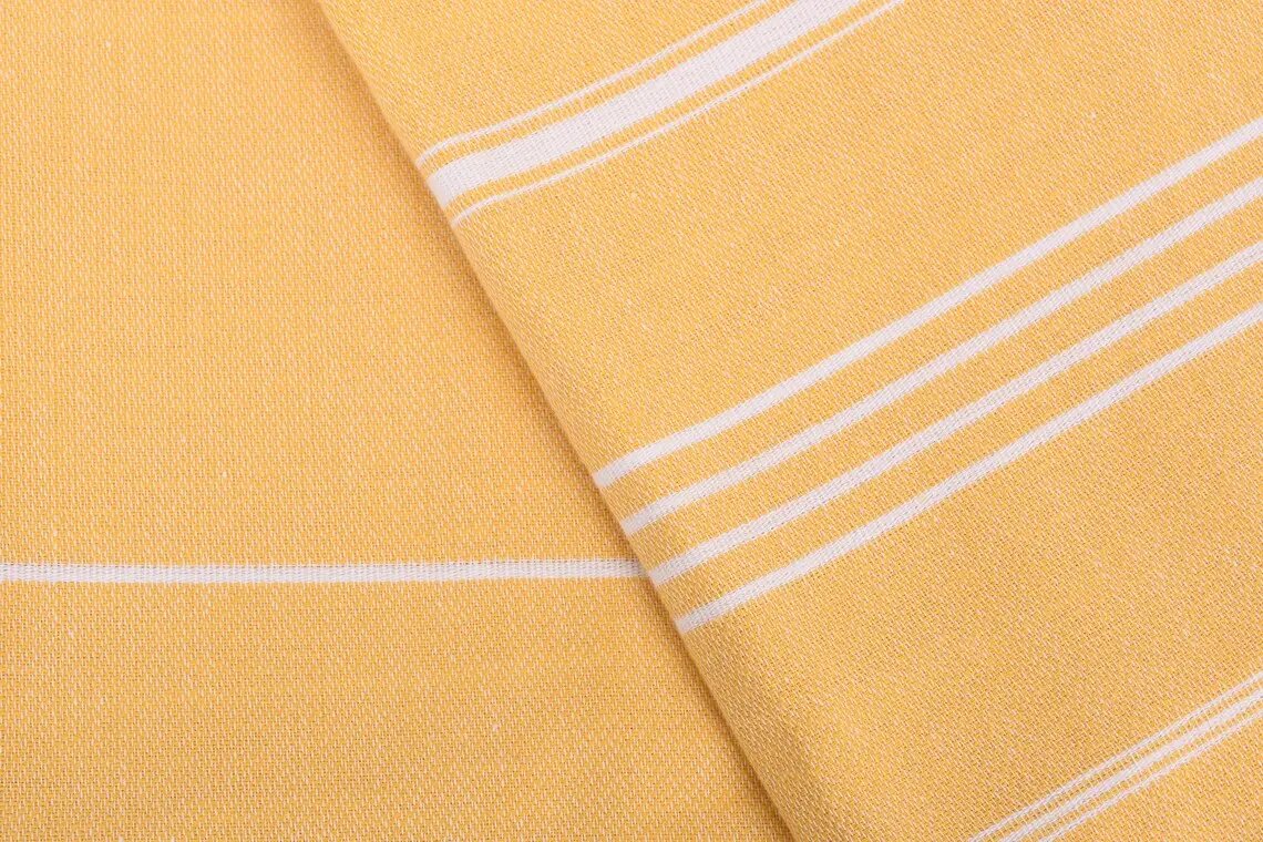 Turkish Towel - Quick Dry Absorbent - Monaco Mustard