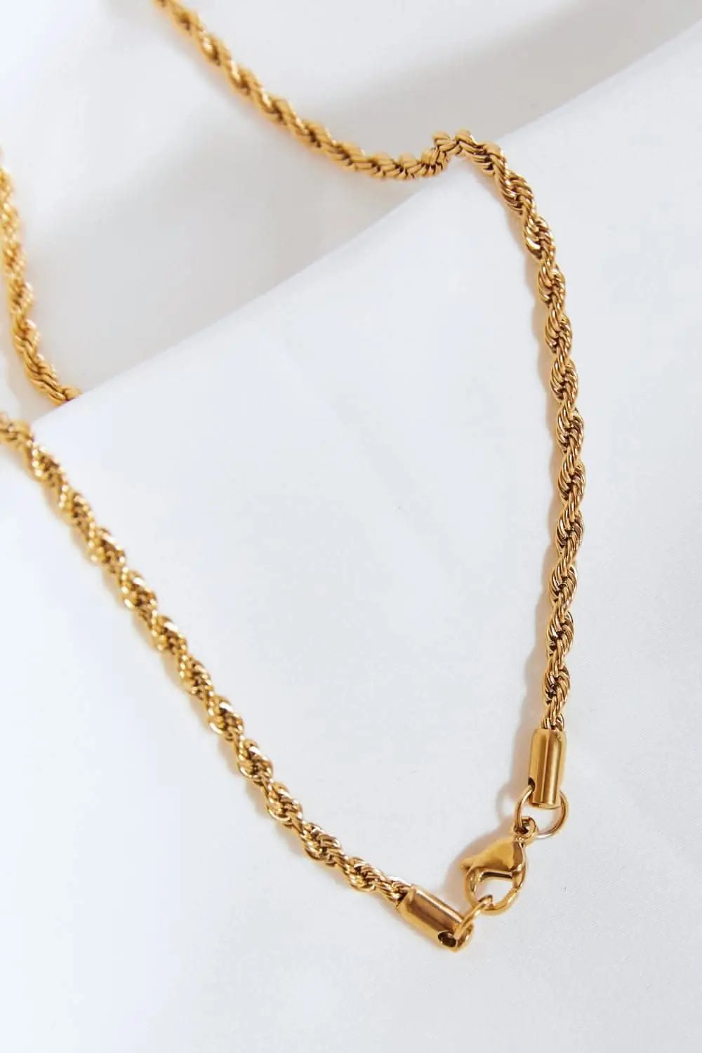 Trendsi Brass Lightning Bolt Necklace