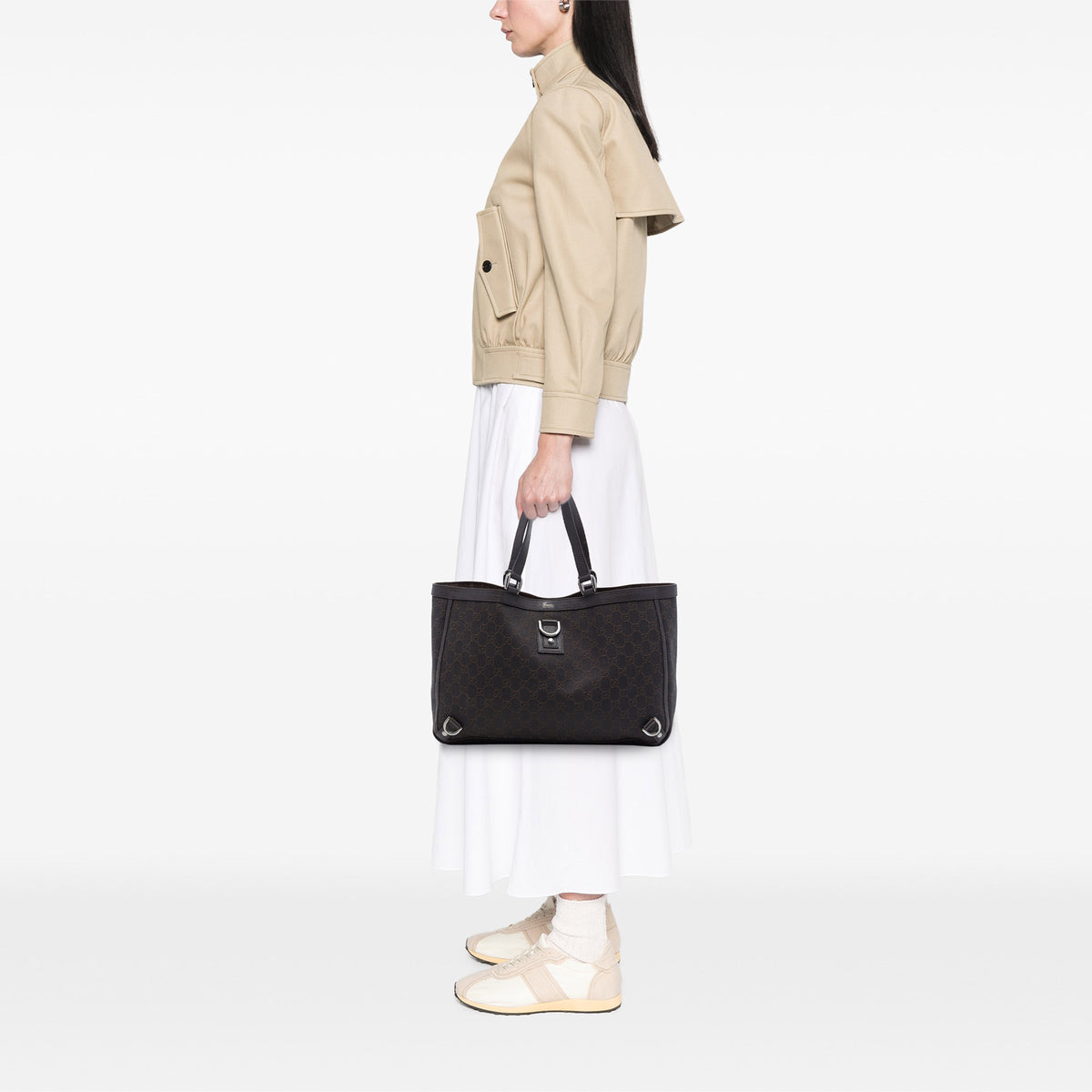 Tote Bag Abbey D-Ring Denim (Pre-Owned)