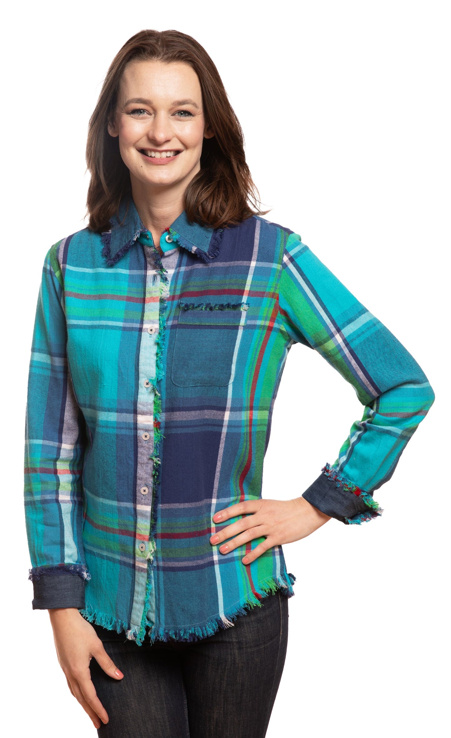 Cape Cod Blues Yarndyed Plaid