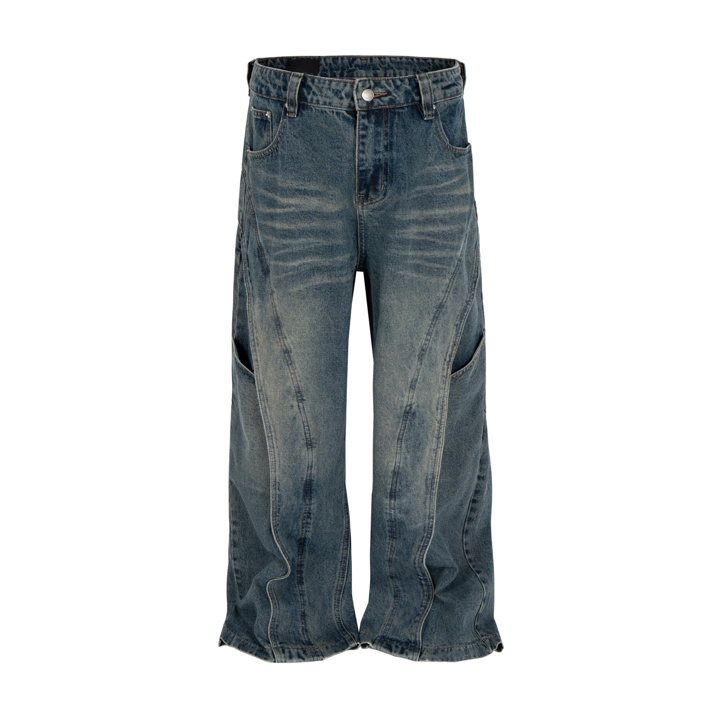 WIDEBOY CONTRAST PANEL DENIM