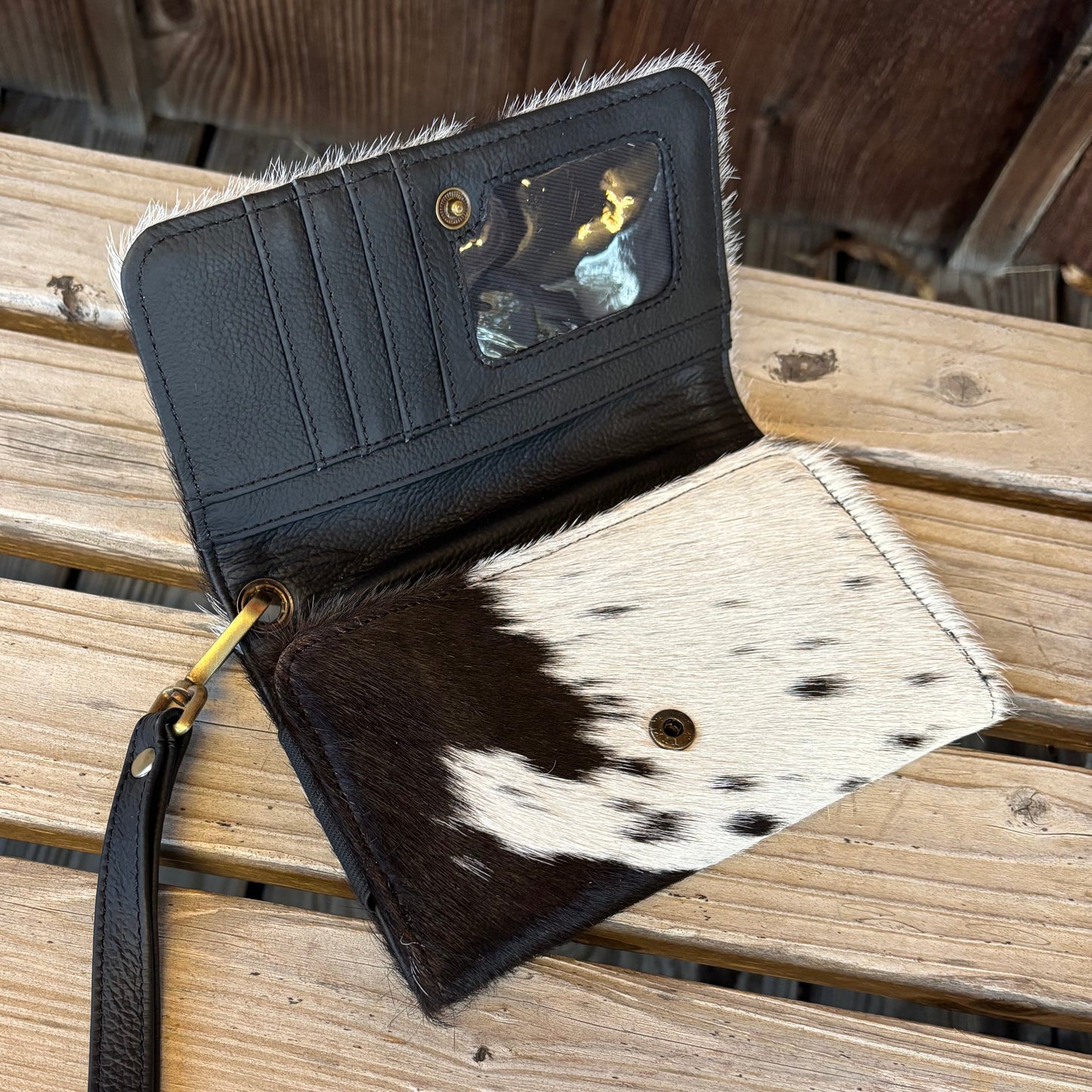 Cowhide Phone Wallet