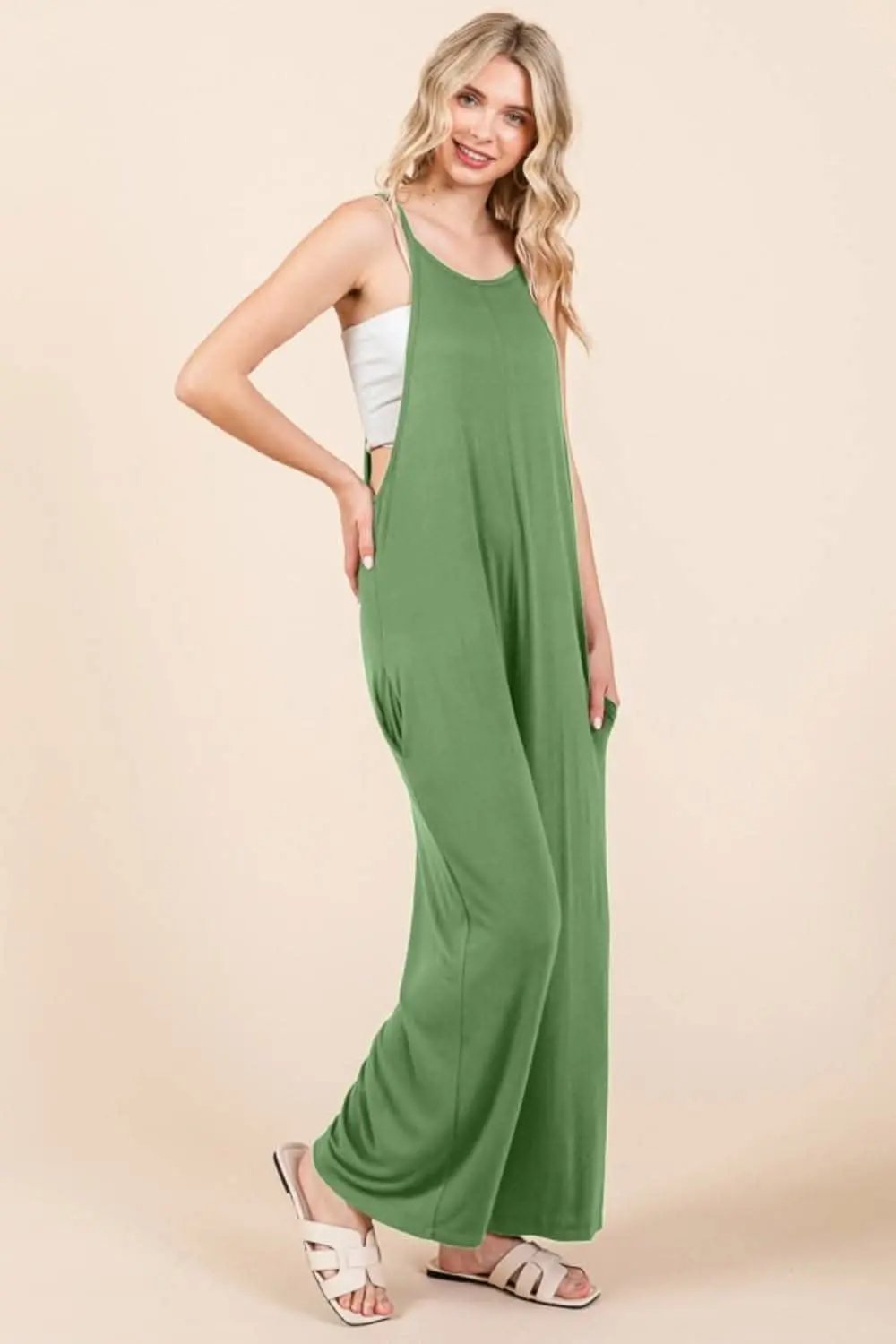 Trendsi Culture Code sleeveless jumpsuit