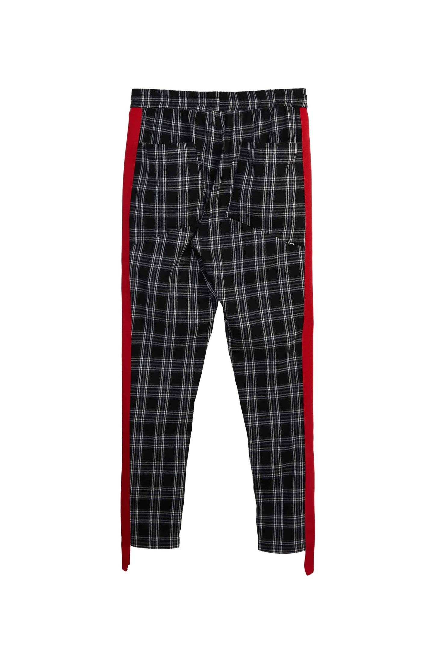 Konus Men's Plaid Pants in Gray