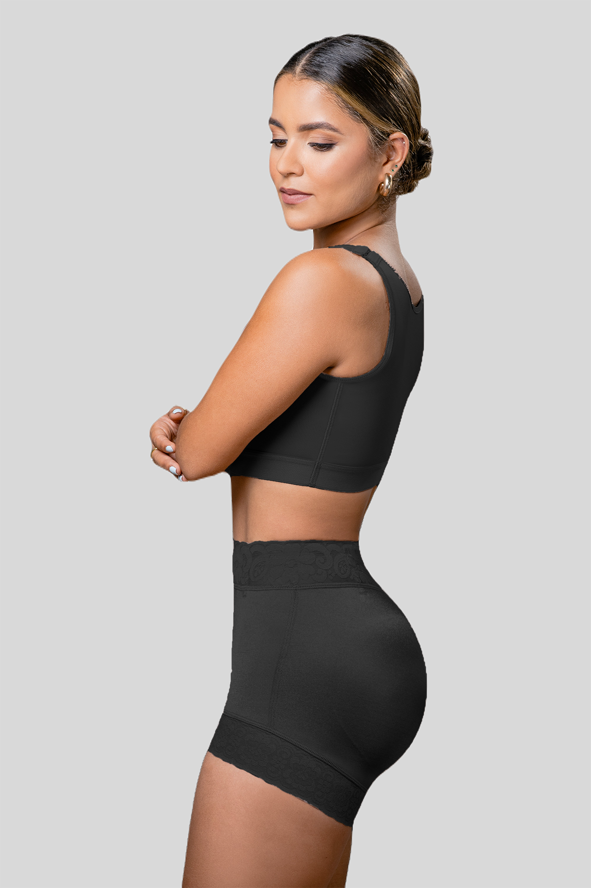 Lace Trim Shapewear Boyshort