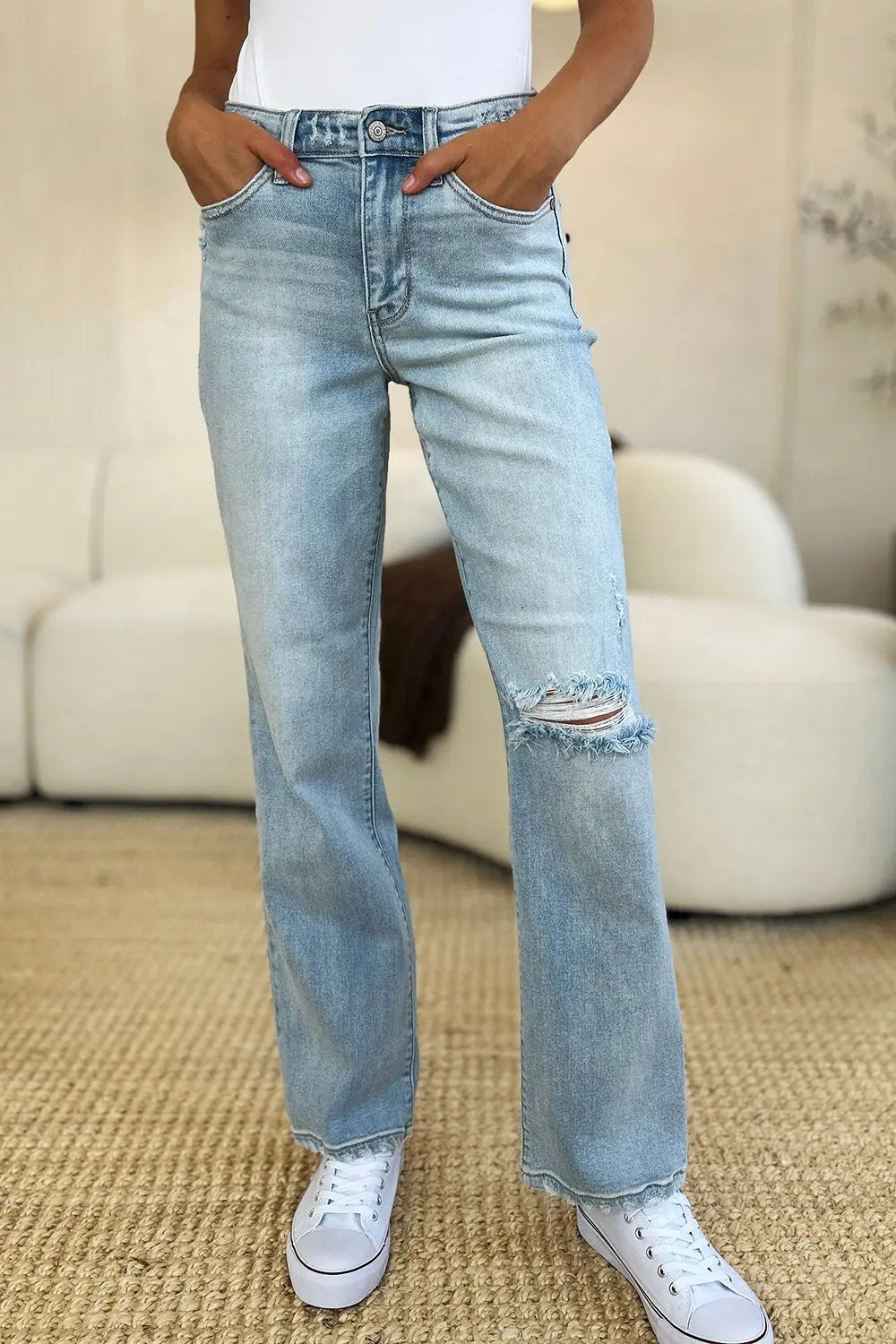 Jeans - High Waist - Skinny Fit