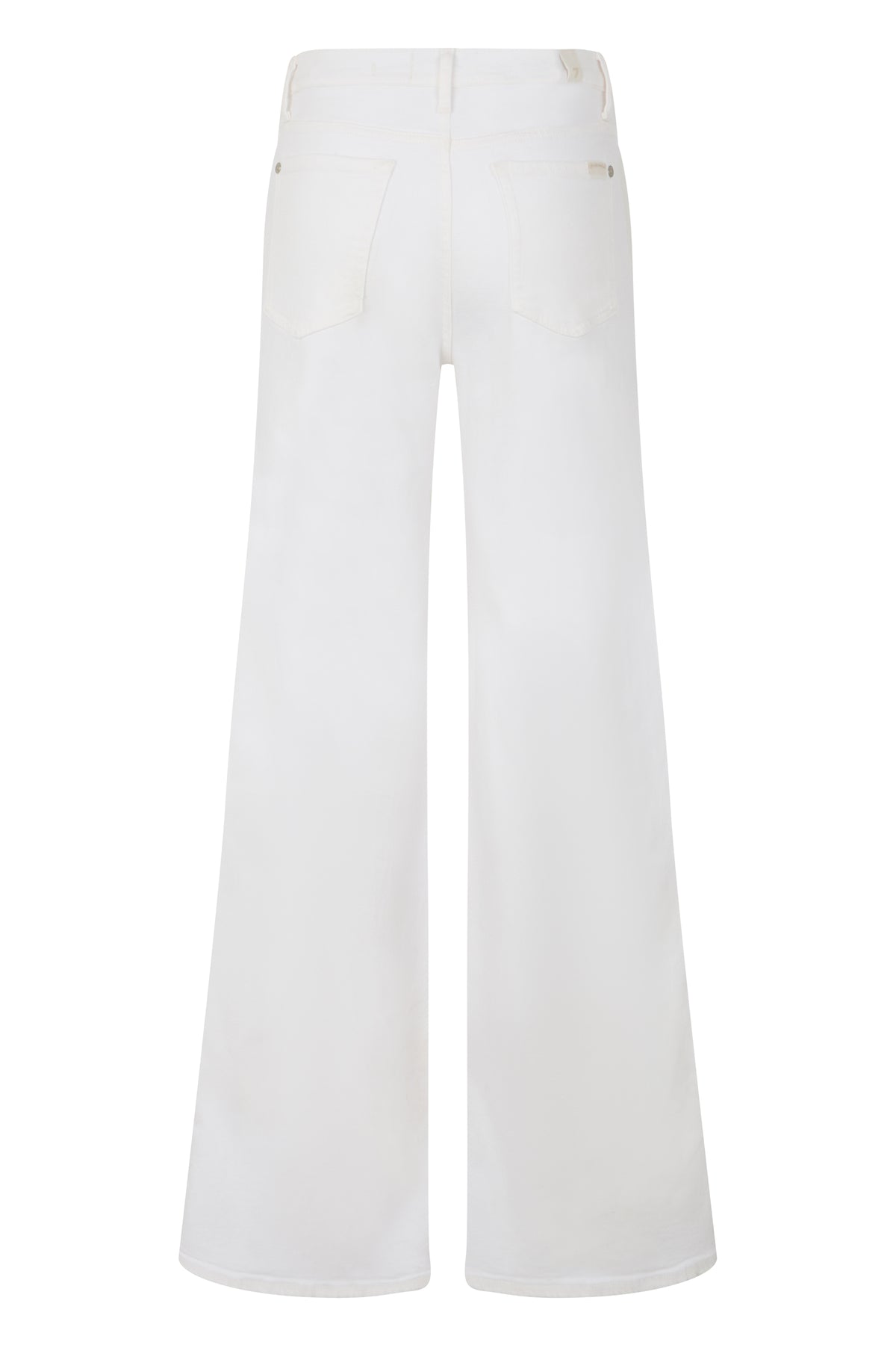 High-Rise Flare Jeans in Yellow