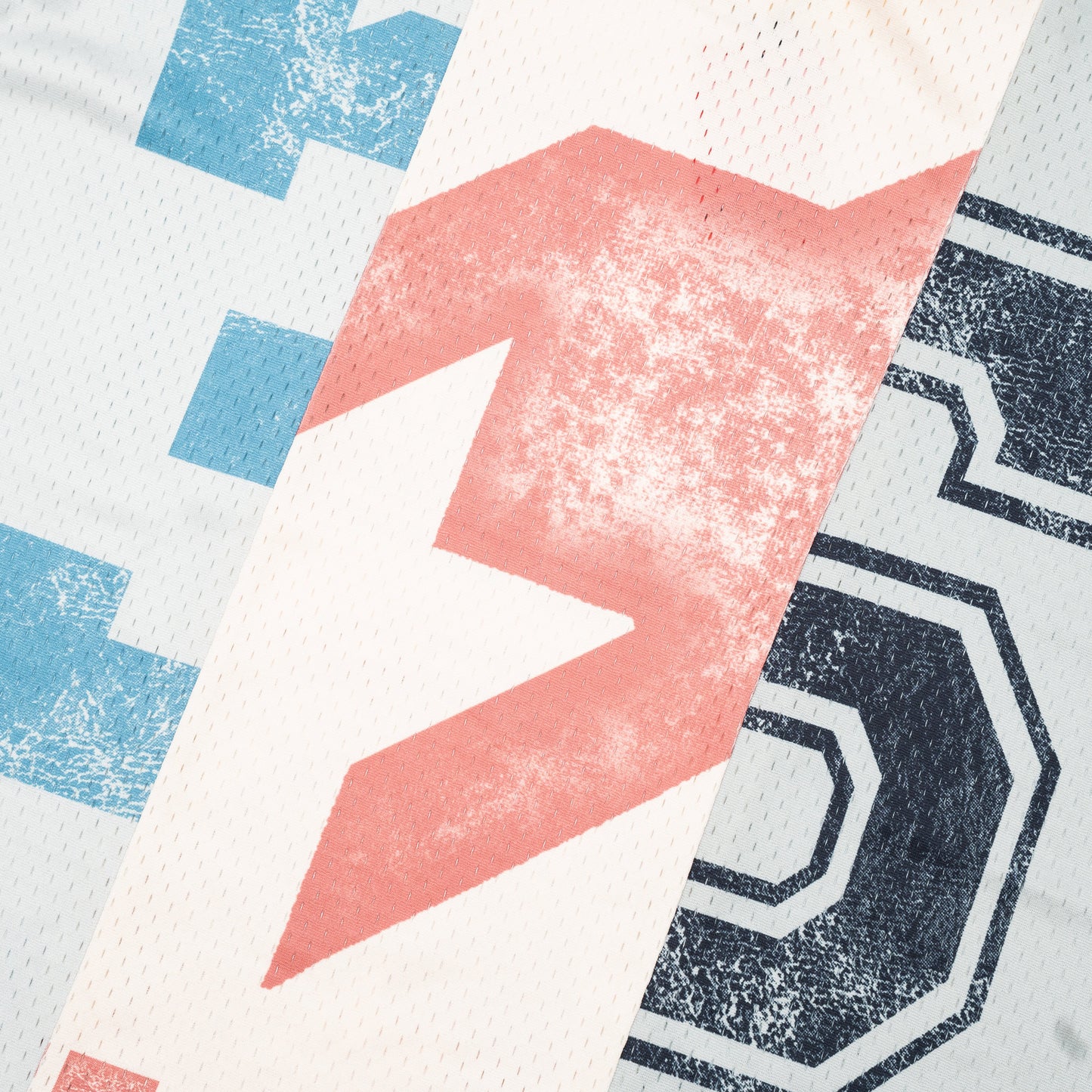 Split Jersey - Ivory Multi