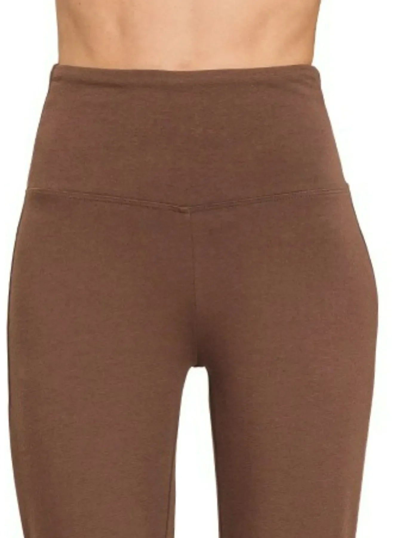 Wide Waistband Yoga Flare Pants