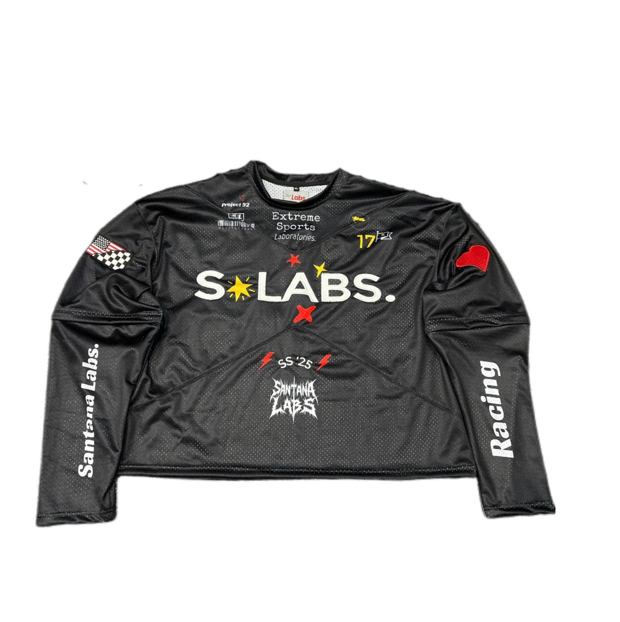 Black Moto Jersey