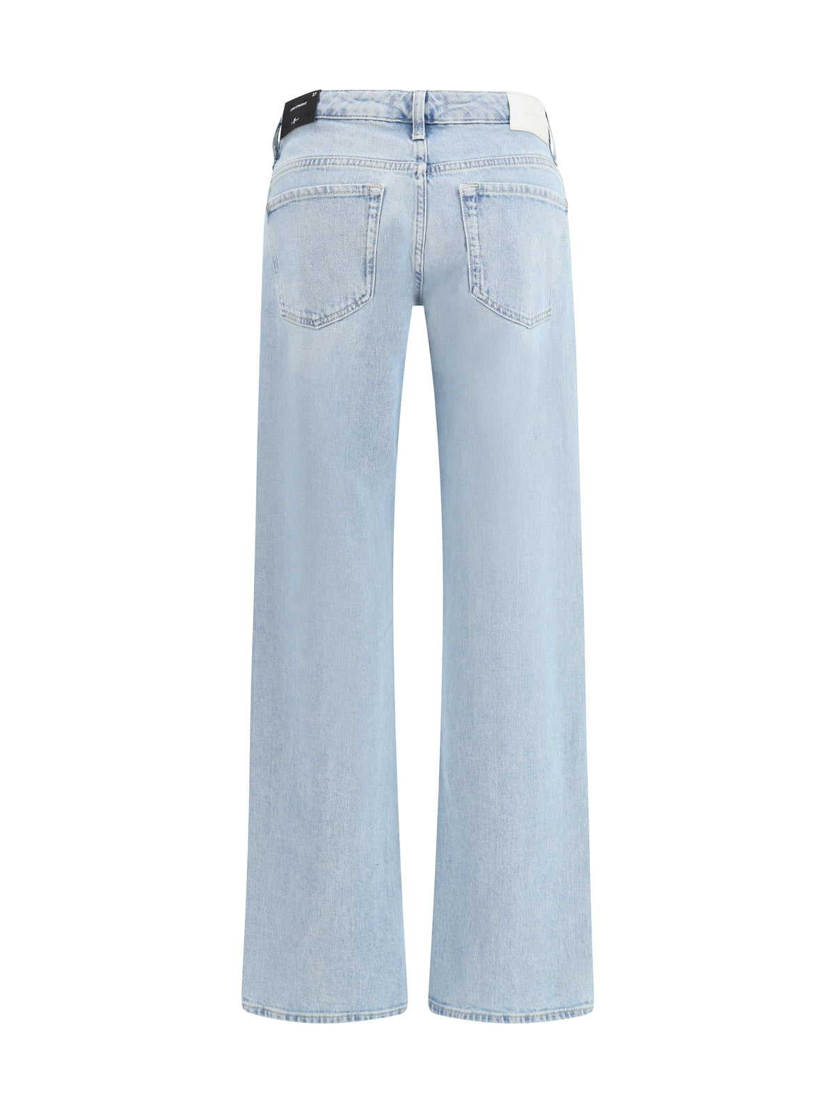 Low Straight Jeans in Sea Breeze