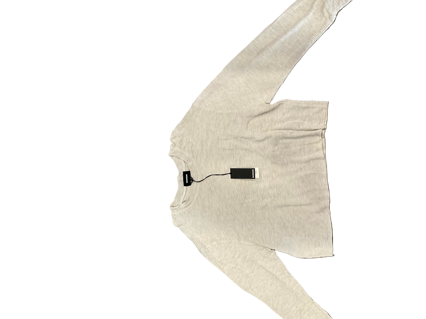 Monrow girls long sleeve sweater sand