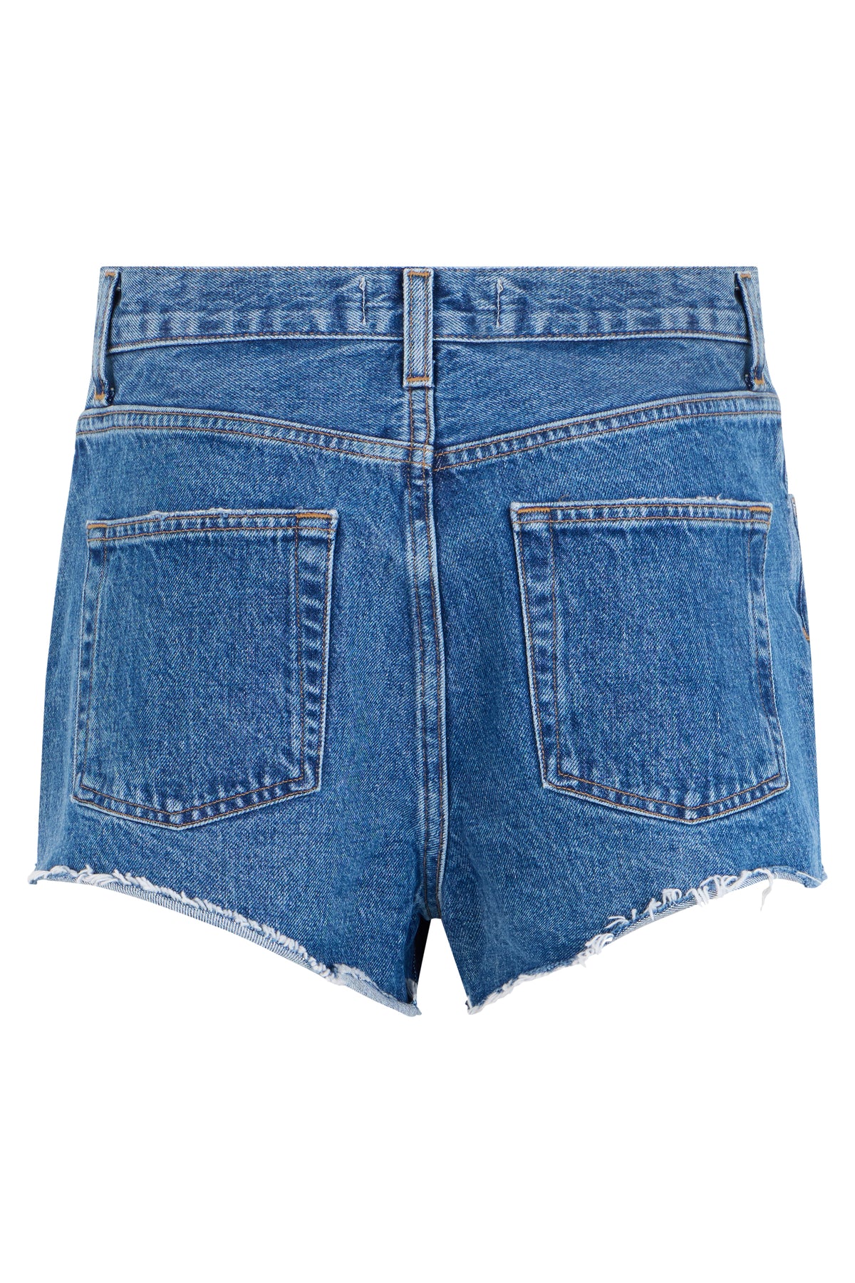 Frayed Denim Shorts
