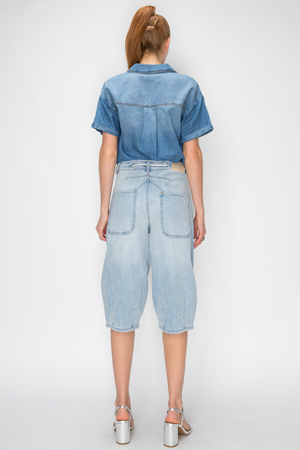 High Rise Relaxed Tapered Jorts