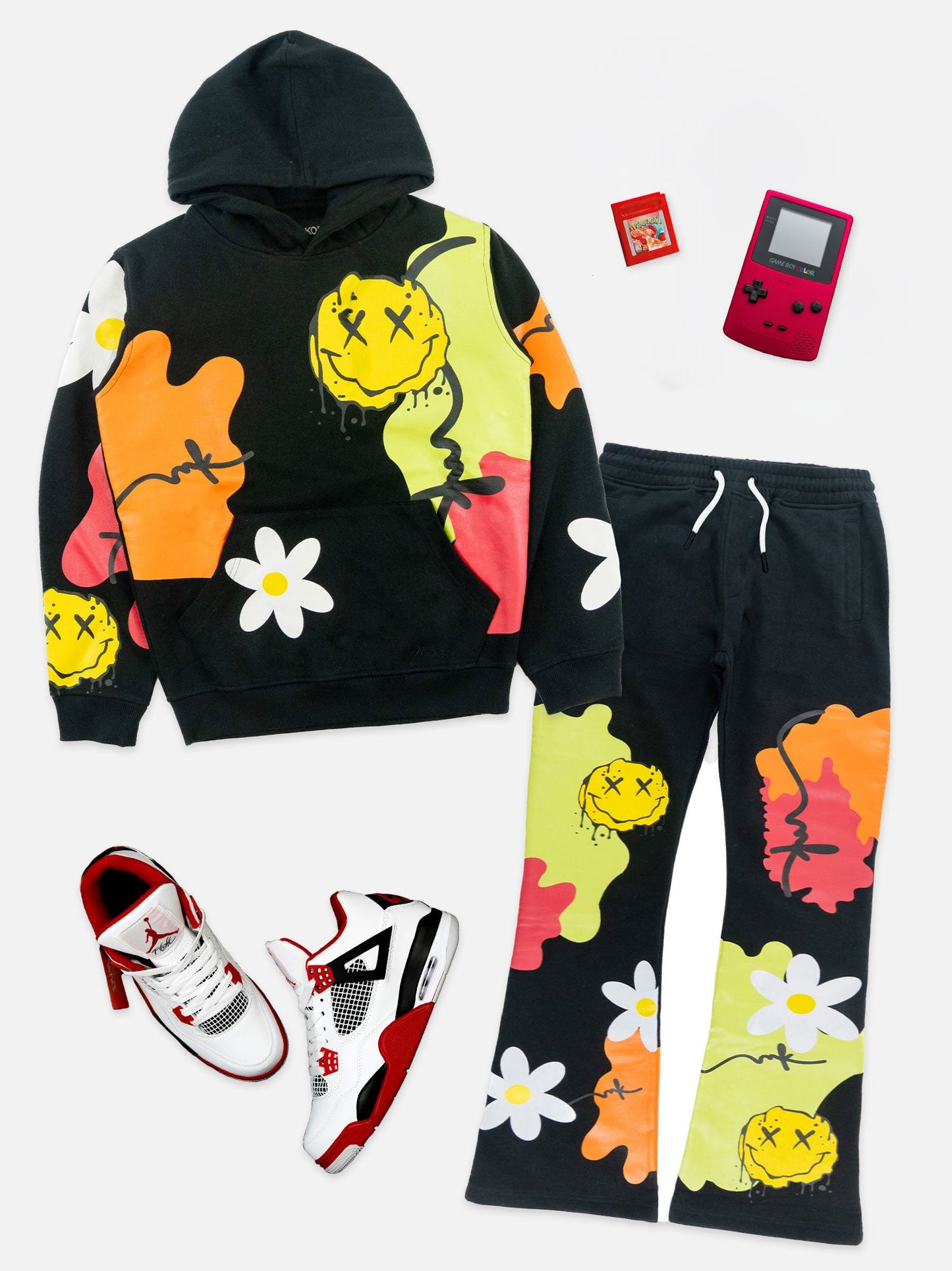 B4545 Makobi Kids Emoji Set - Black