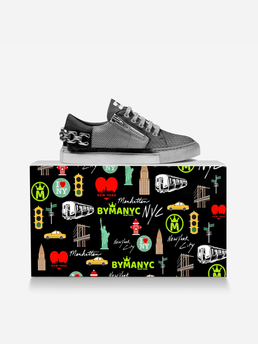 BYMANYC ® NYC Upper East Opulence: Timeless Vegan Luxury Sneakers