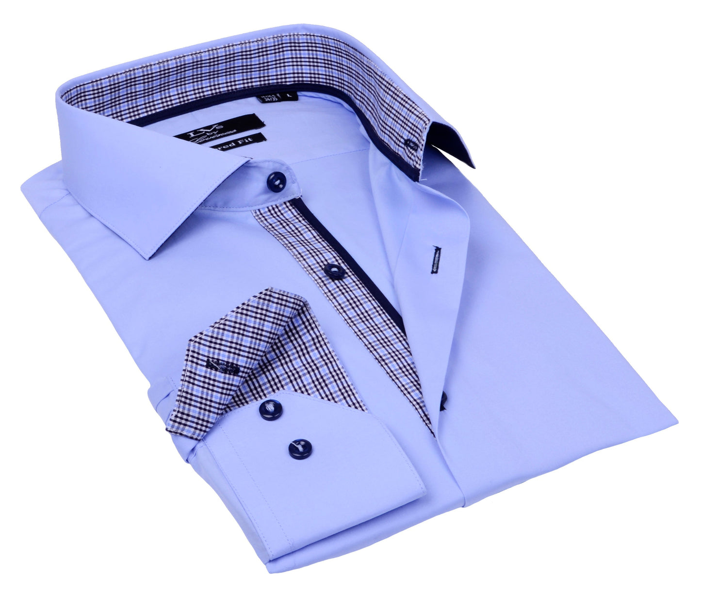 Button-Up Shirt // - Tailored Fit - contrast trimming - final sale