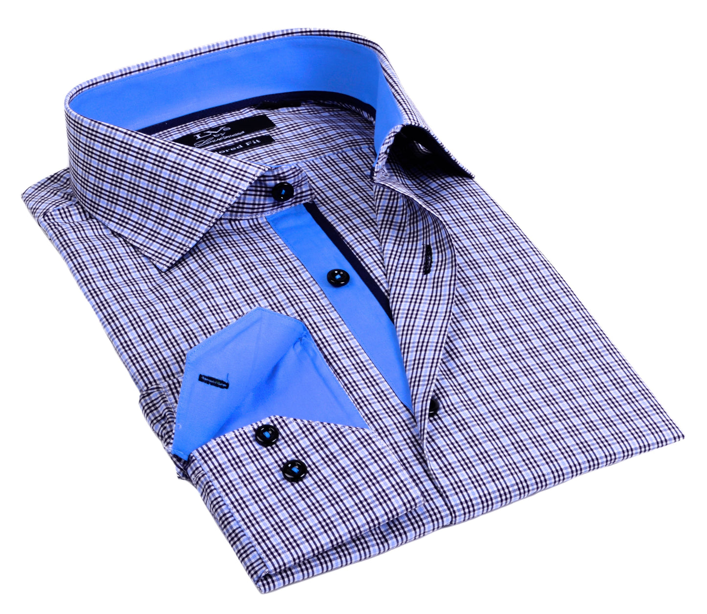 Button-Up Shirt // - Tailored Fit - contrast trimming - final sale