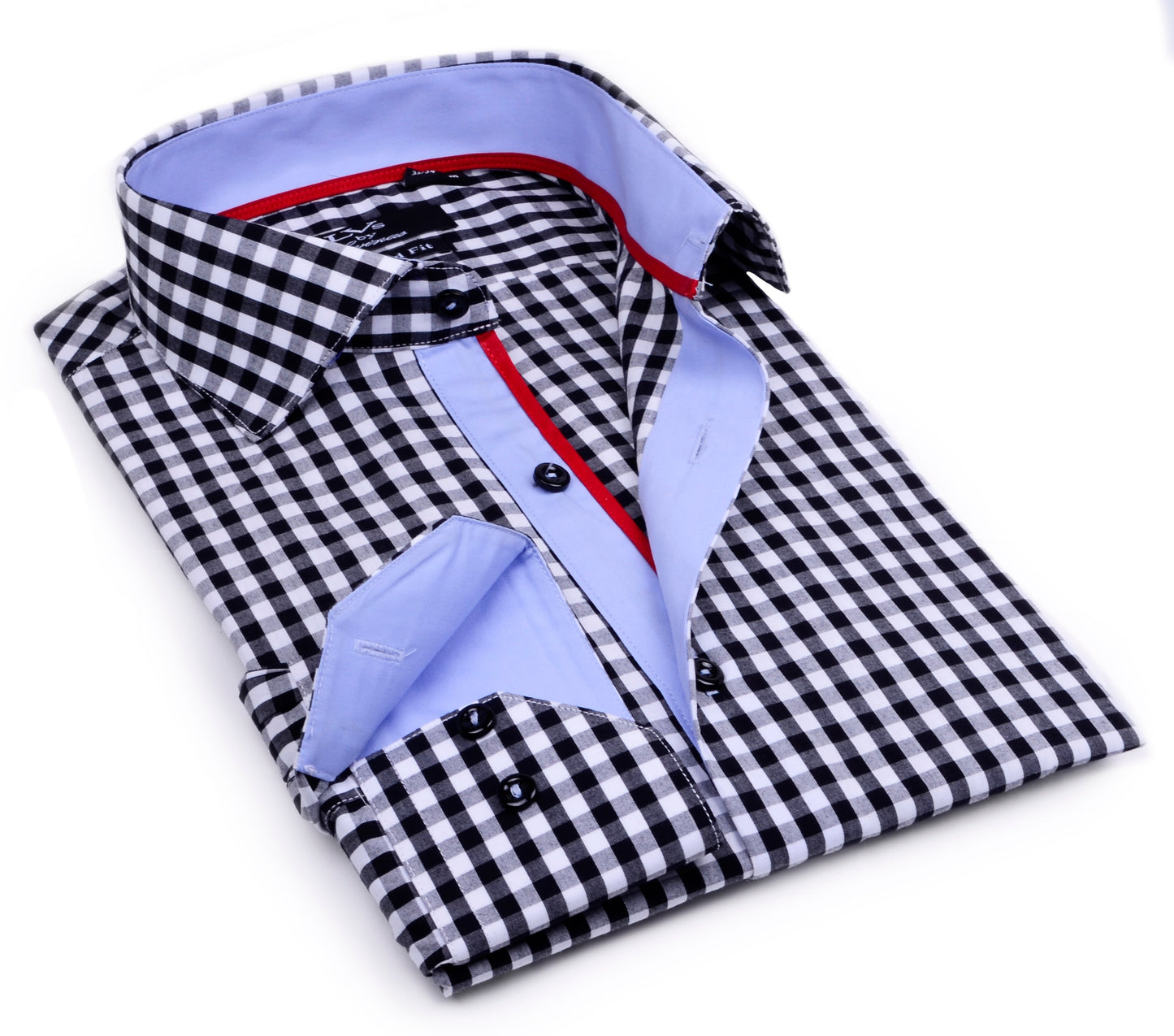 Button-Up Shirt // - Tailored Fit - contrast trimming - final sale