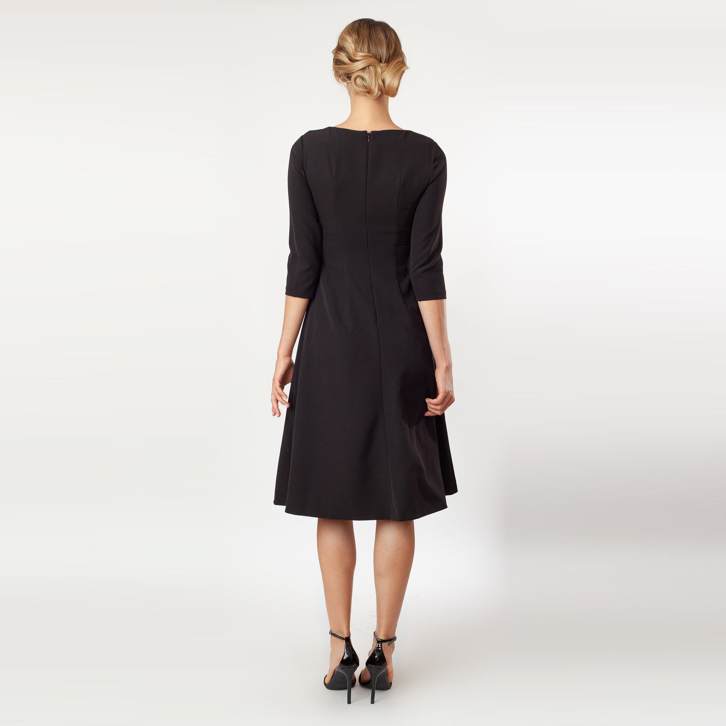 T-Length Side Tie Dress