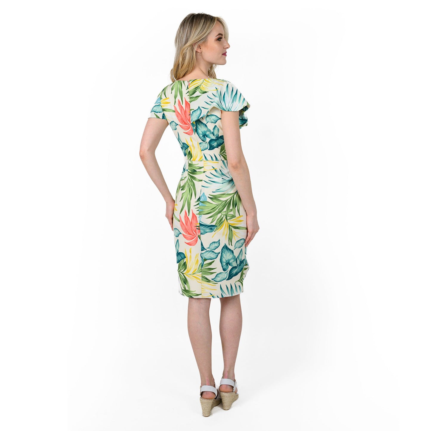 Asymmetric Flounce Dress