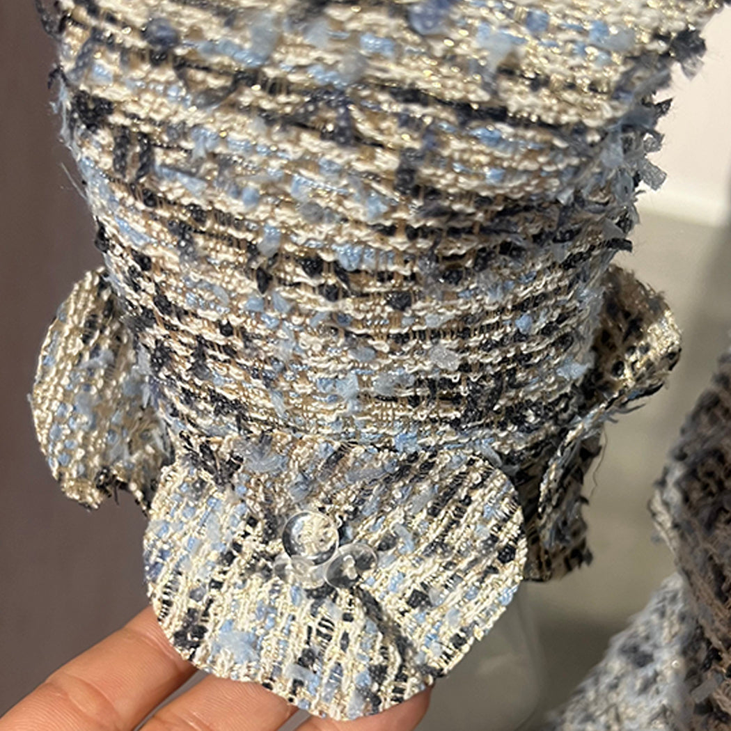 Florettes Applique Cropped Jacket_Ships April 15th - April 30th 2024