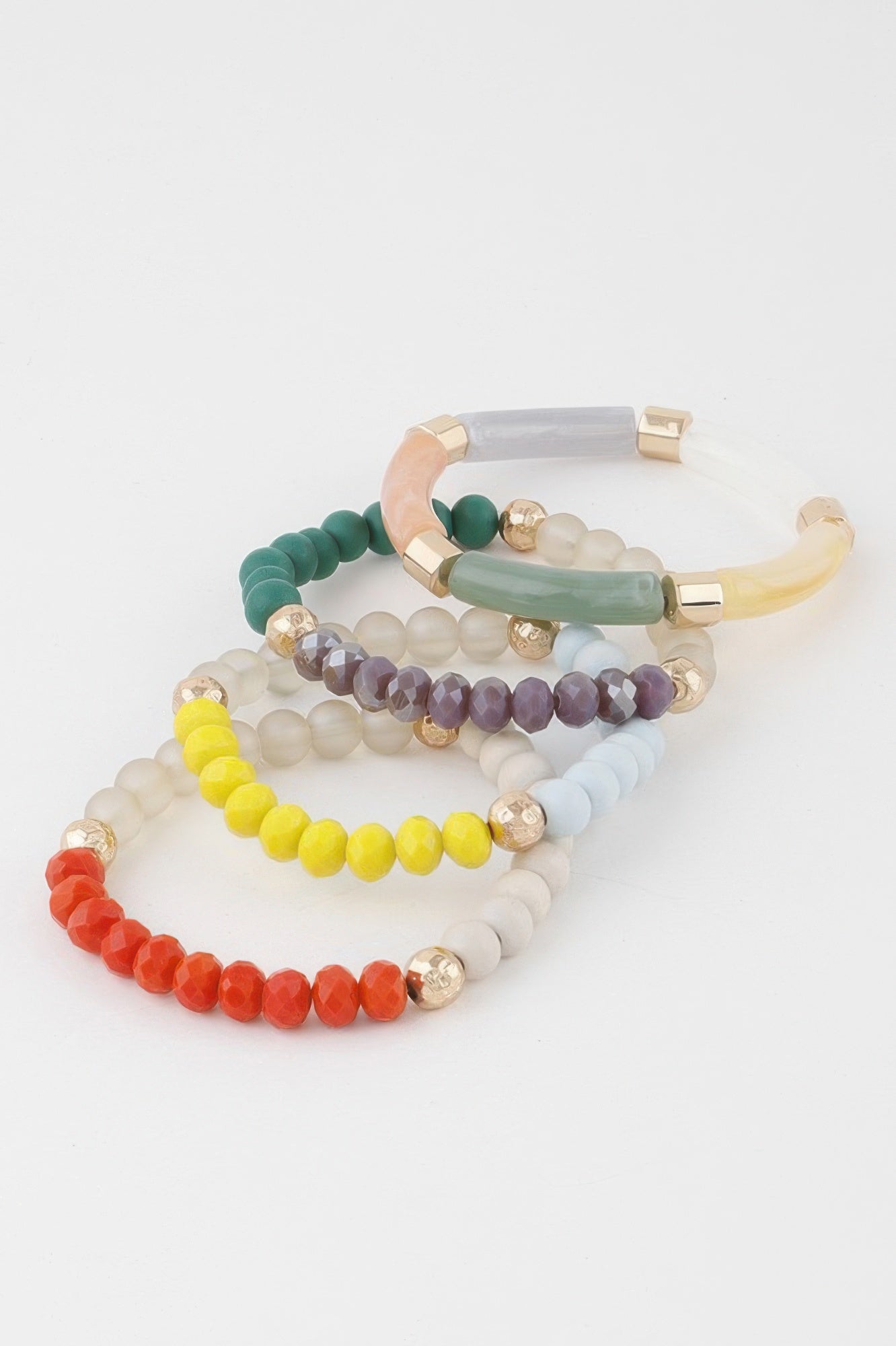 CONEY Multi Beaded Tube Bracelet - New Collection Los Angeles - BYMANYC ® New York