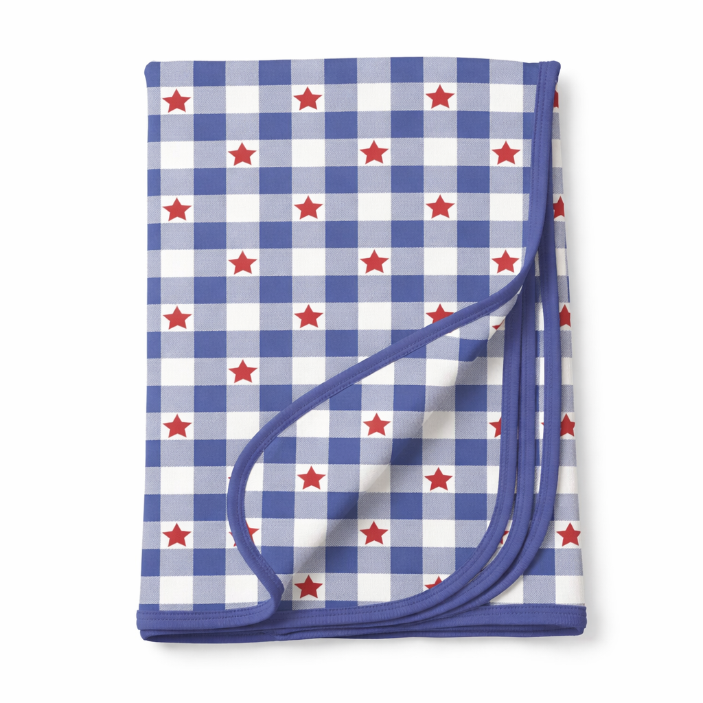 Americana Bamboo Stroller Blanket