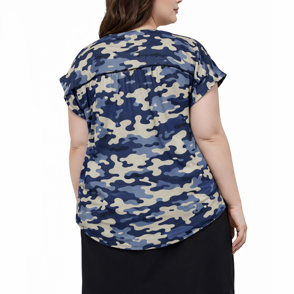 Pleione Women's Leopard Print Top