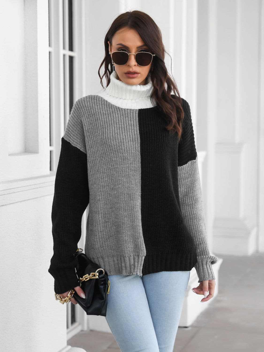 Trendsi Cozy turtleneck sweater - winter warm