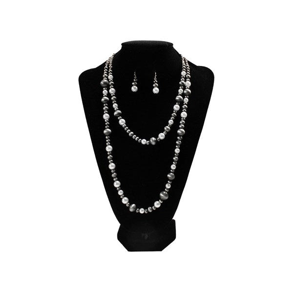 Grey Navajo Pearl Set