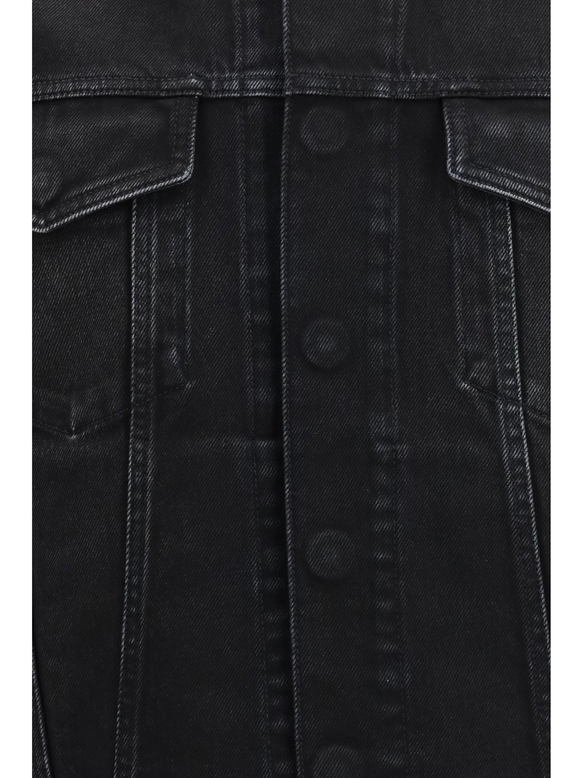 GG Jacquard Denim Jacket in Black