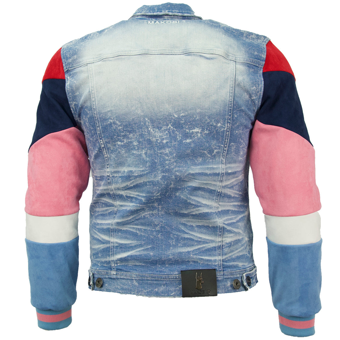 M1010 Makobi Ultra Suede Denim Jacket - Light Wash