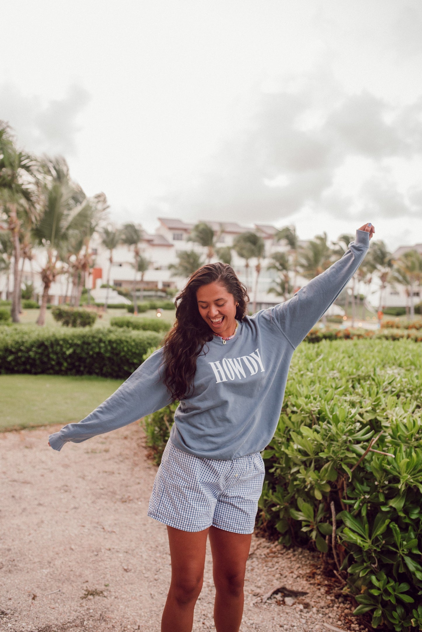 Howdy Western Washed Sweatshirt