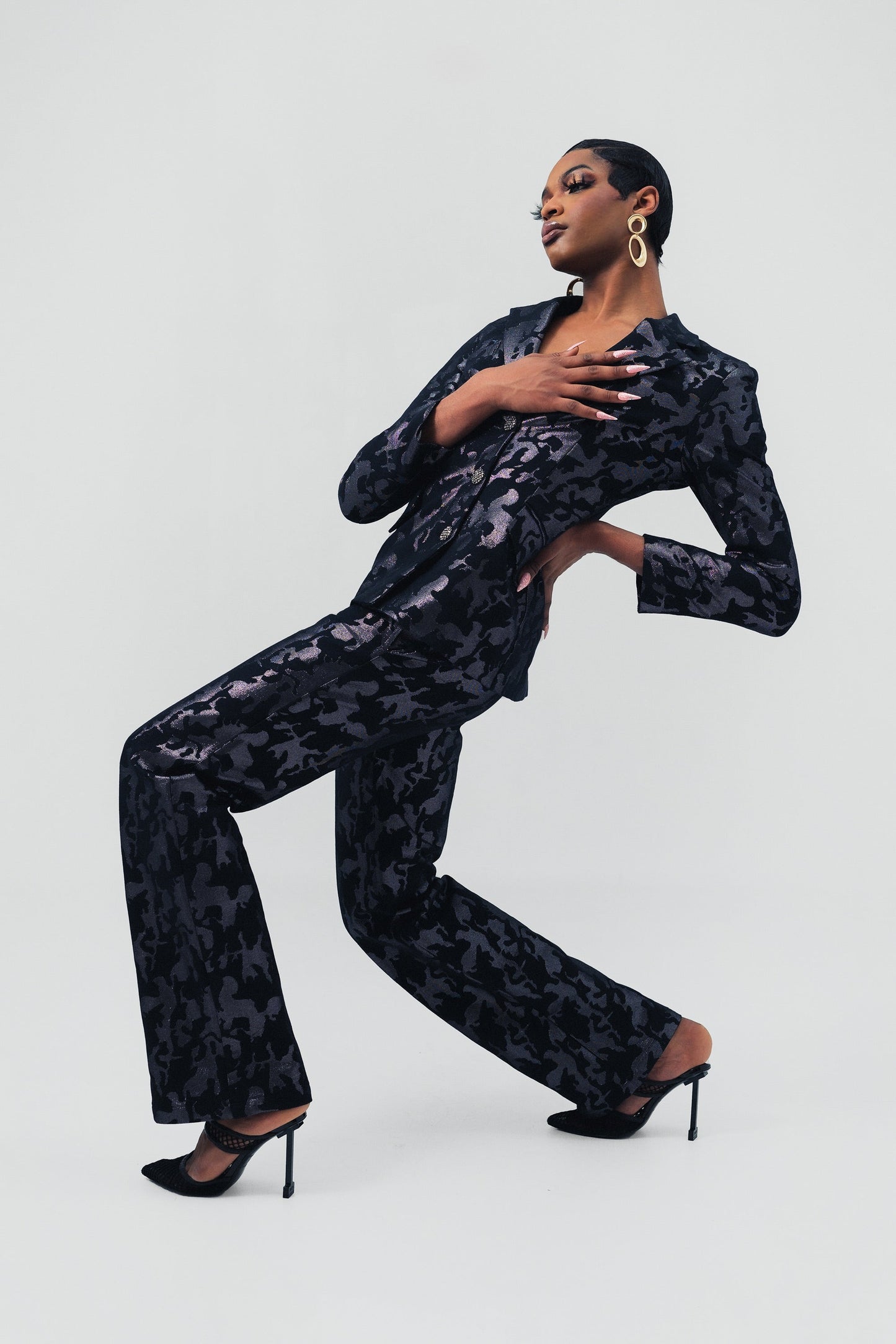 Daya Camo Suit Pants