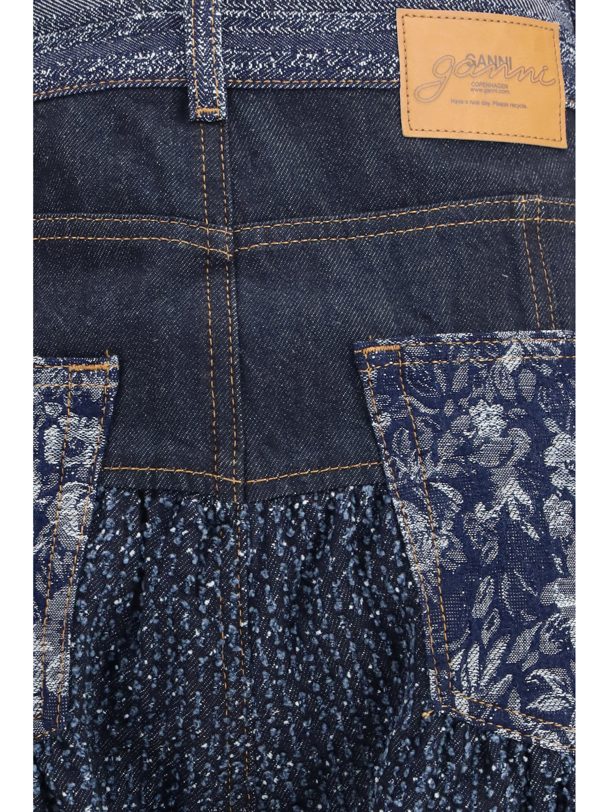 Balloon Jeans Corset Embroidered