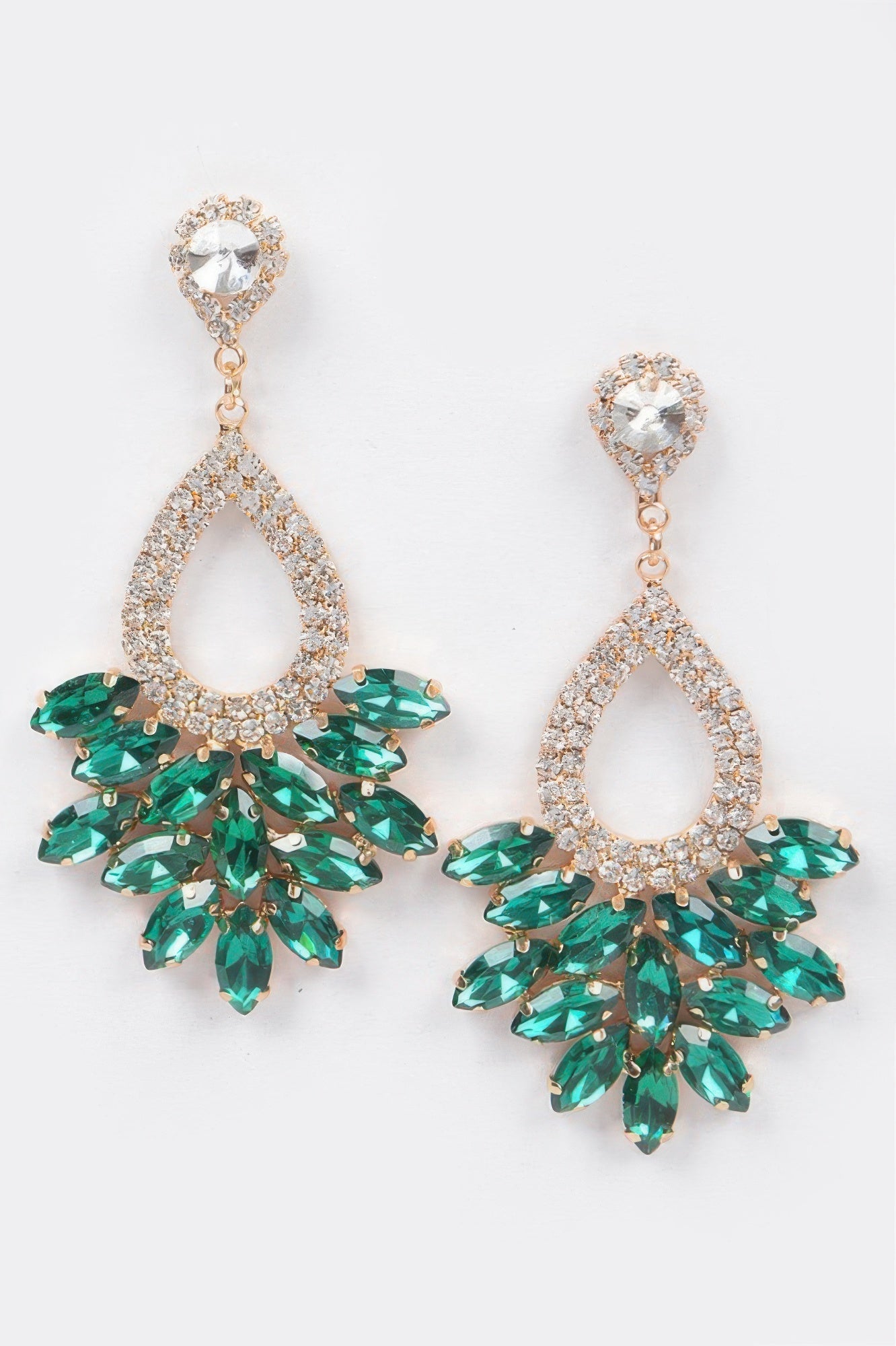 EMPIRE Rhinestone Dangle Earring - New Collection Los Angeles - BYMANYC ® New York