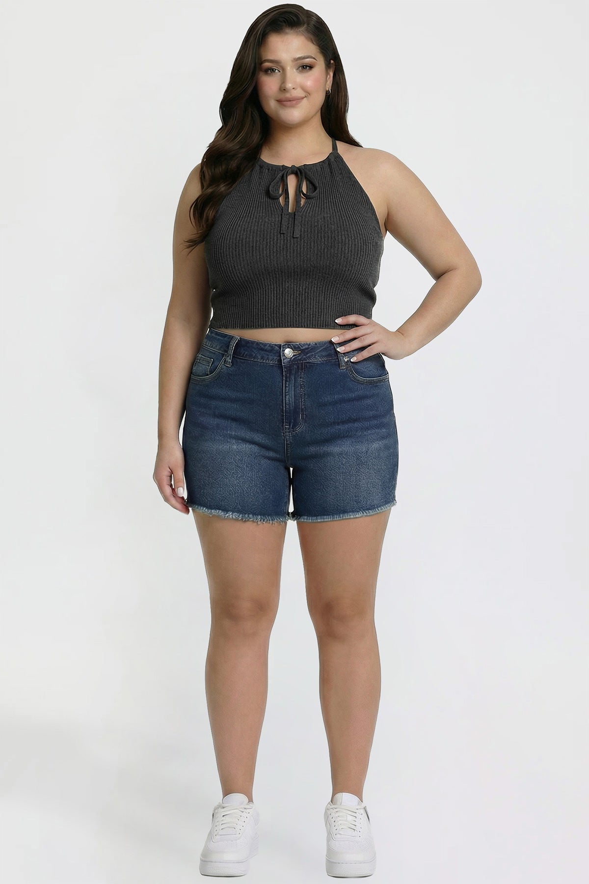 Women's Plus Luxe Short with Raw Hem
