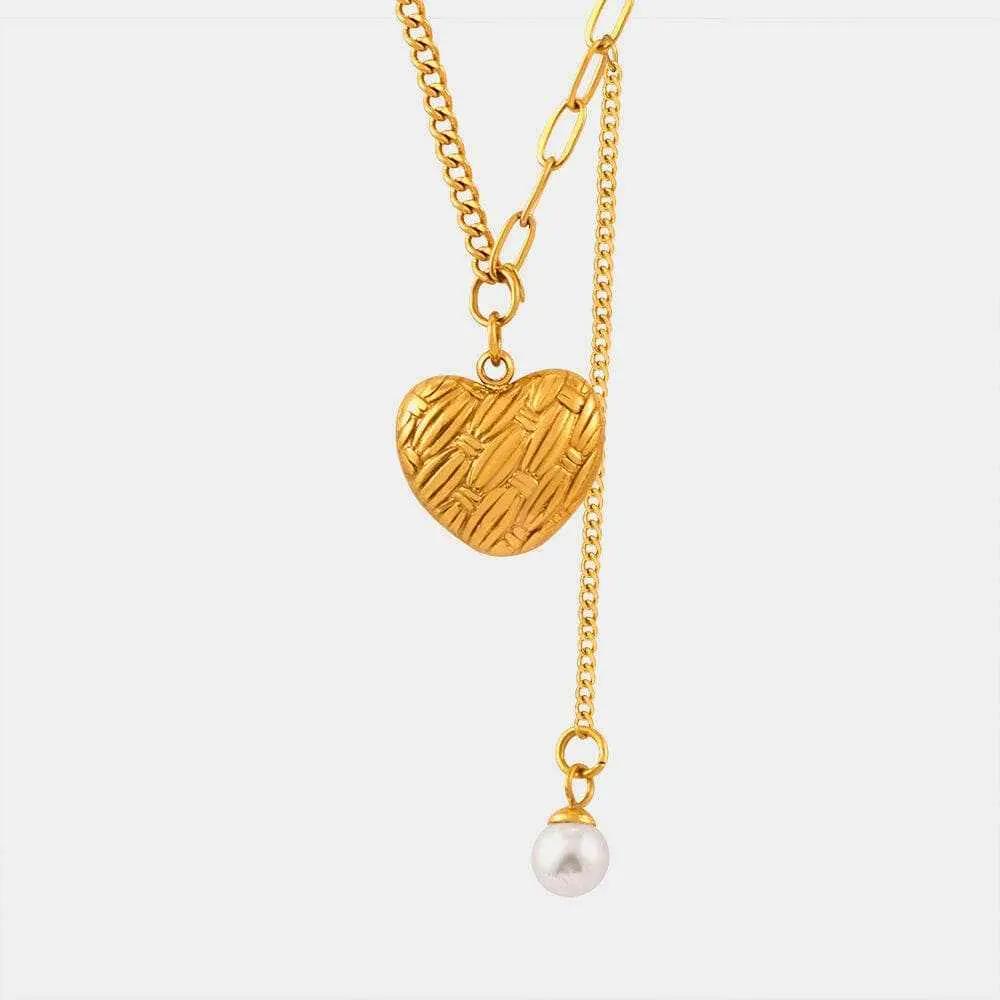 Trendsi Necklaces - Elegant heart pendant necklace