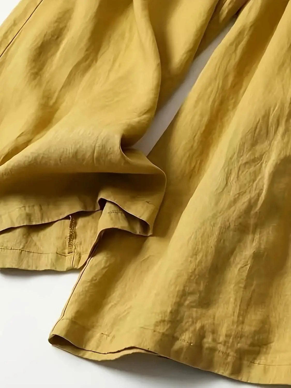 Trendsi Elegant wide leg pants with elastic waist