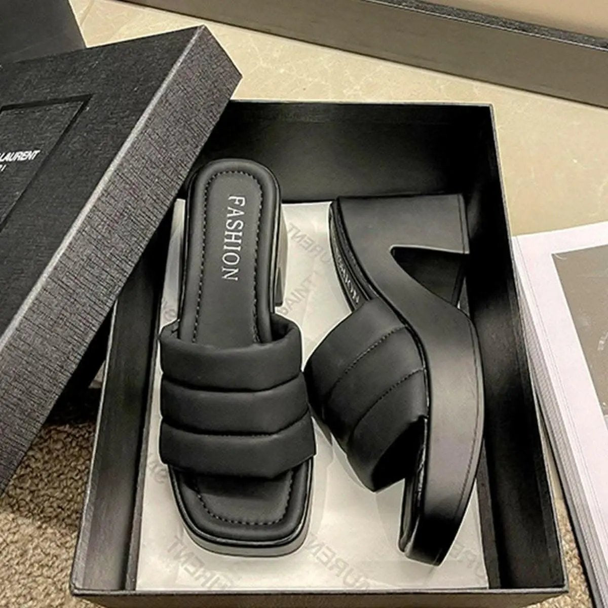 Trendsi Shoes - Elevated block heel sandals