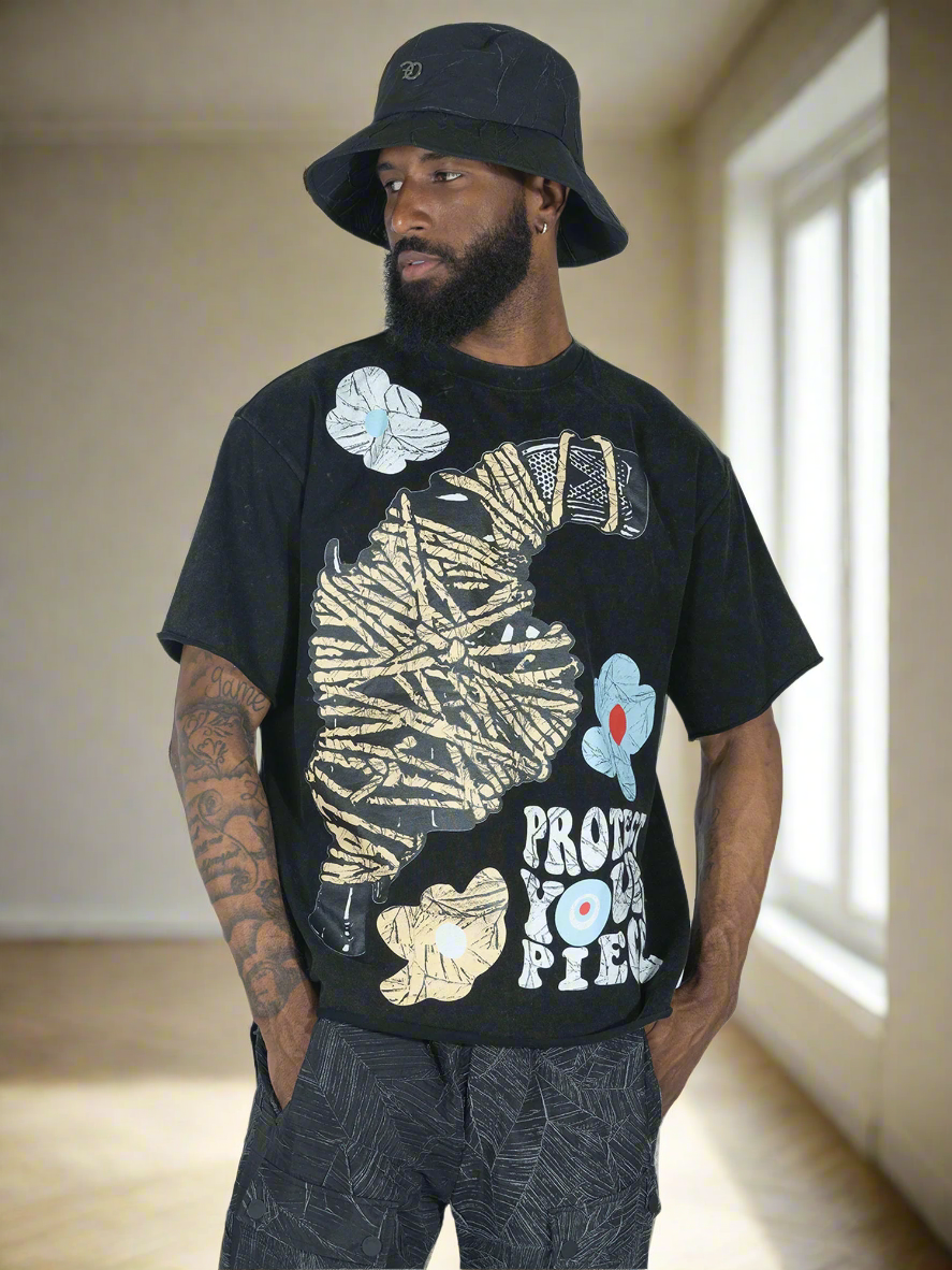 F164 Protect Your Piece Tee - Black