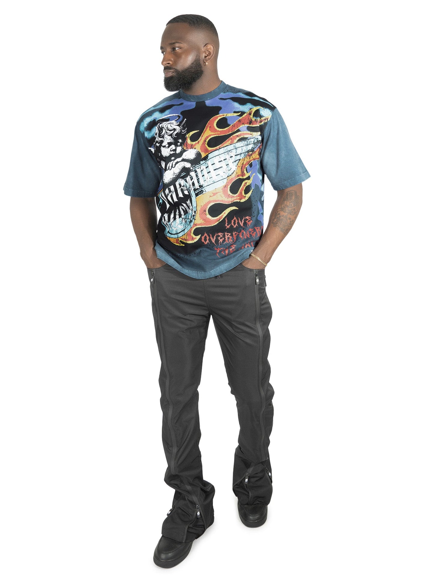 Tee | F169 Fake Love - Blue