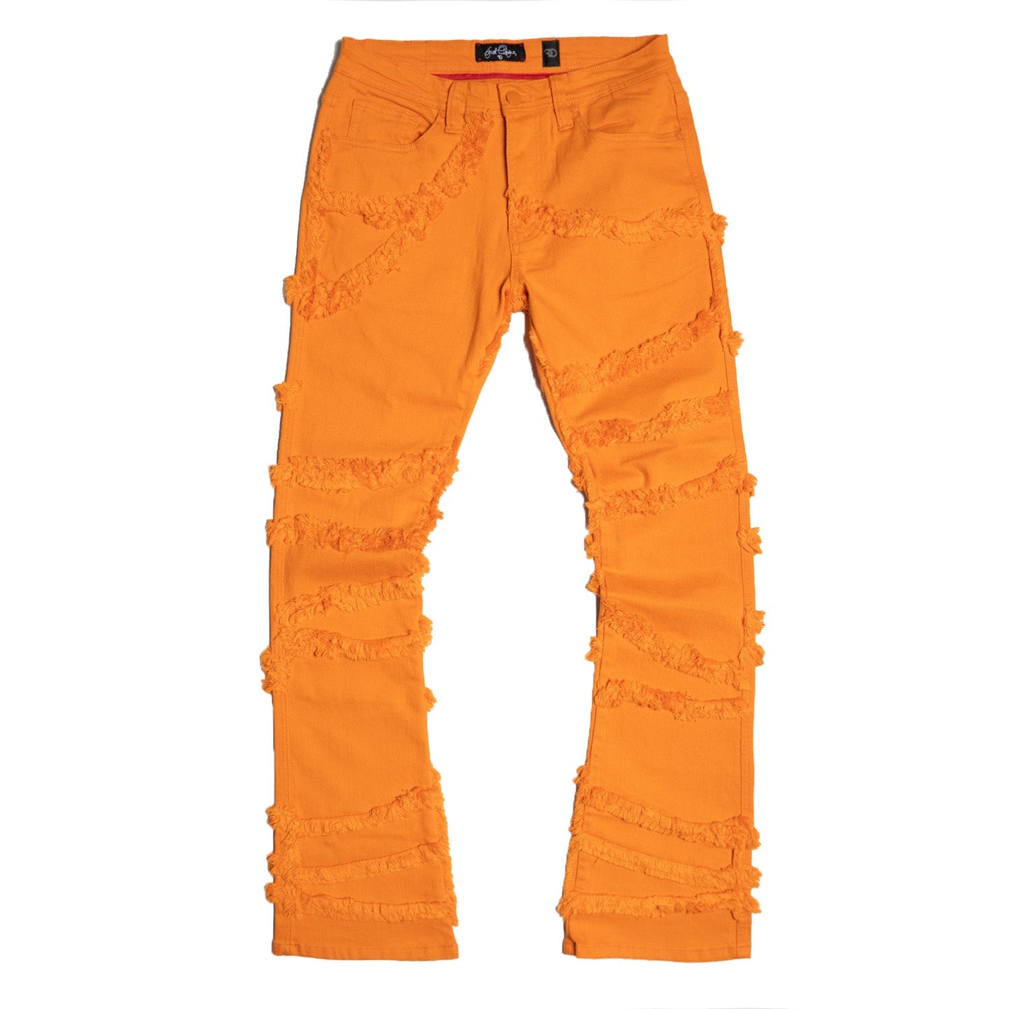 F1705 Leon 36" Stack Jeans - Orange
