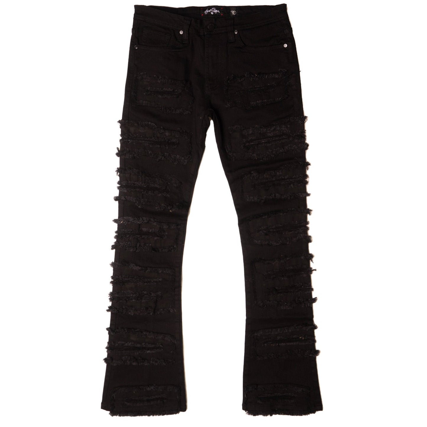 F1732 Cashay Stacked Jeans - Black