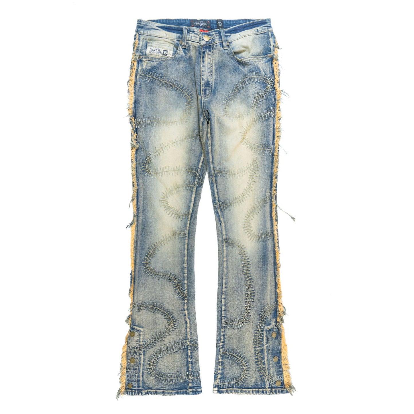 F1737 Cashay 2024 Stacked Jeans - Dirt